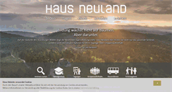 Desktop Screenshot of haus-neuland.de